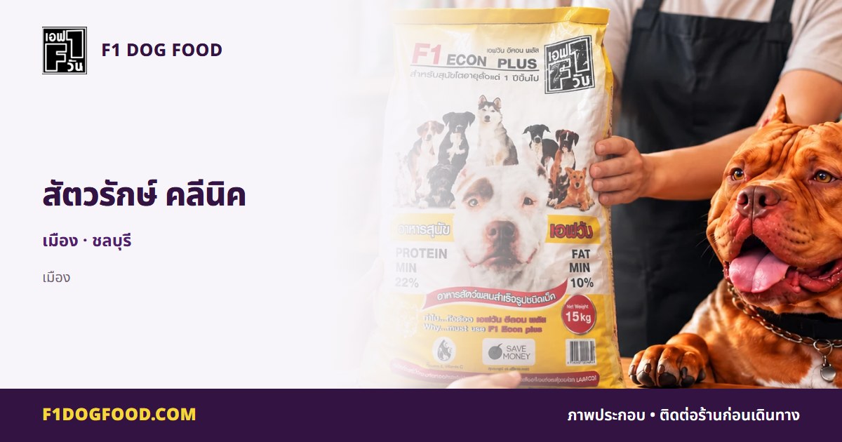 สัตวรักษ์ คลีนิค | F1 Dog Food